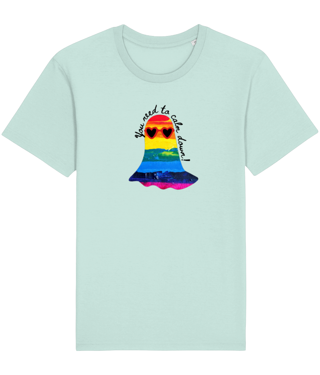 "You Need to Calm Down" Pride Edition - Lightweight Unisex Organic Tee