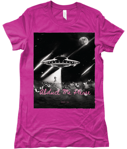 Taylor Swift The Eras Tour "Abduct Me Please" Fitted Style T-Shirt