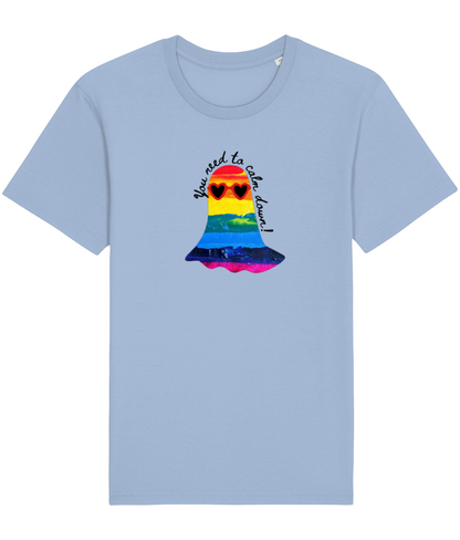 "You Need to Calm Down" Pride Edition - Lightweight Unisex Organic Tee