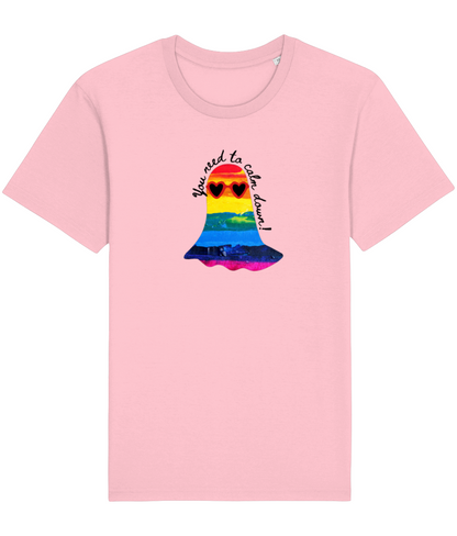 "You Need to Calm Down" Pride Edition - Lightweight Unisex Organic Tee