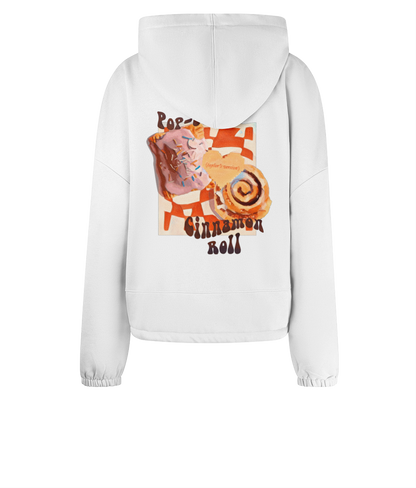 "Pop-Tart & Cinnamon Roll: Taylor's Version" - Women's TriDri® Cropped Oversized Hoodie