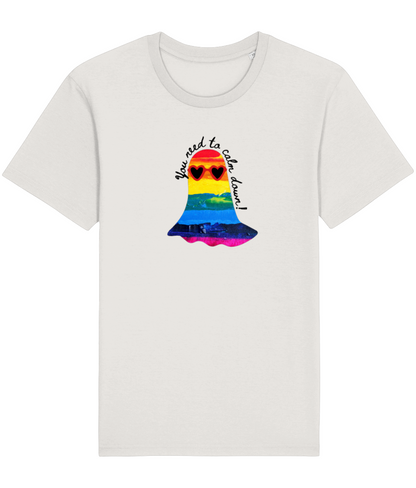 "You Need to Calm Down" Pride Edition - Lightweight Unisex Organic Tee