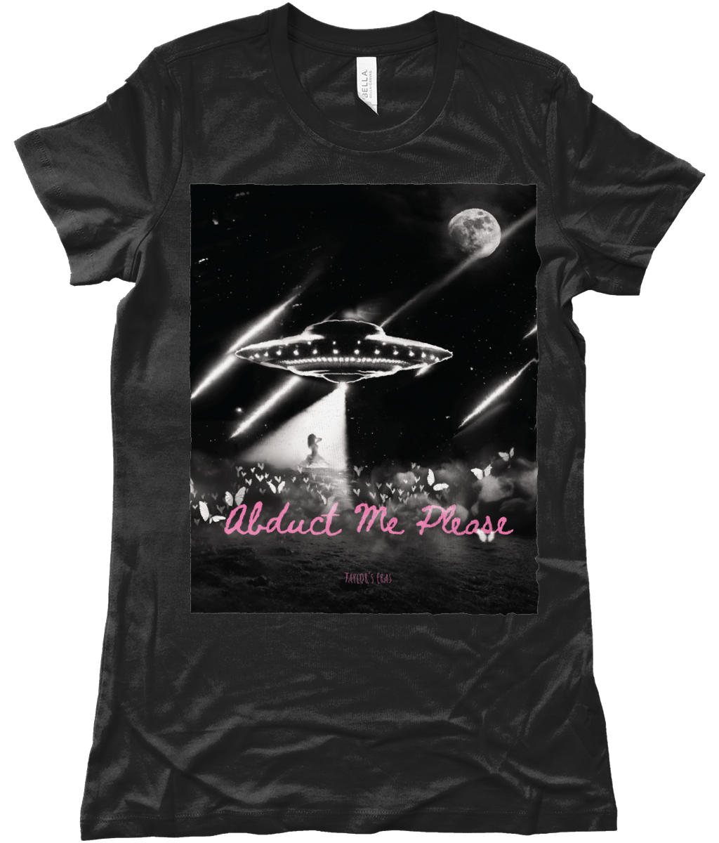 Taylor Swift The Eras Tour "Abduct Me Please" Fitted Style T-Shirt