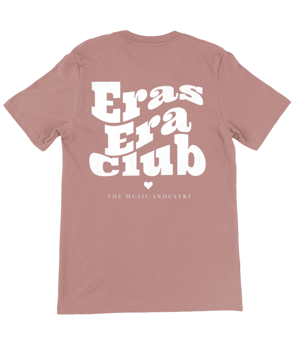 ErasEraClub White Graphic Tee - Lightweight Unisex Classic