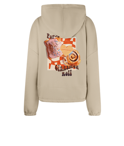 "Pop-Tart & Cinnamon Roll: Taylor's Version" - Women's TriDri® Cropped Oversized Hoodie