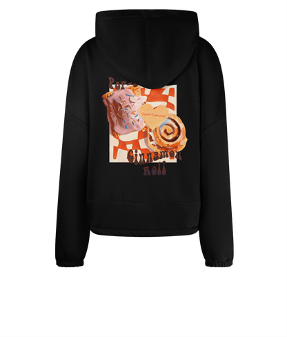 "Pop-Tart & Cinnamon Roll: Taylor's Version" - Women's TriDri® Cropped Oversized Hoodie