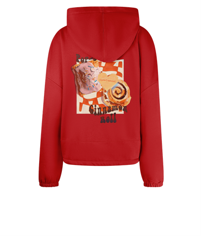 "Pop-Tart & Cinnamon Roll: Taylor's Version" - Women's TriDri® Cropped Oversized Hoodie