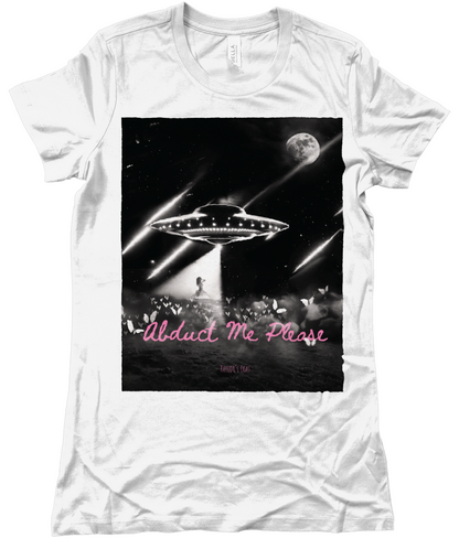 Taylor Swift The Eras Tour "Abduct Me Please" Fitted Style T-Shirt