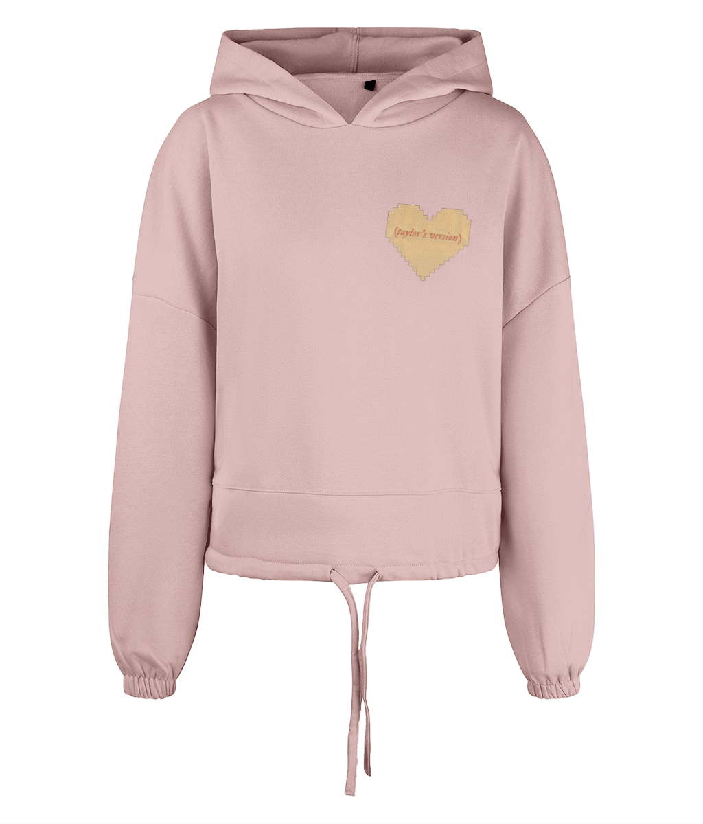 "Pop-Tart & Cinnamon Roll: Taylor's Version" - Women's TriDri® Cropped Oversized Hoodie