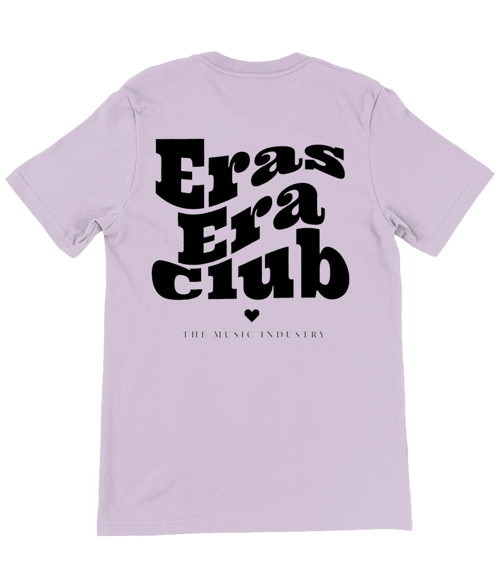 ErasEraClub Black Graphic Tee - Lightweight Unisex Classic