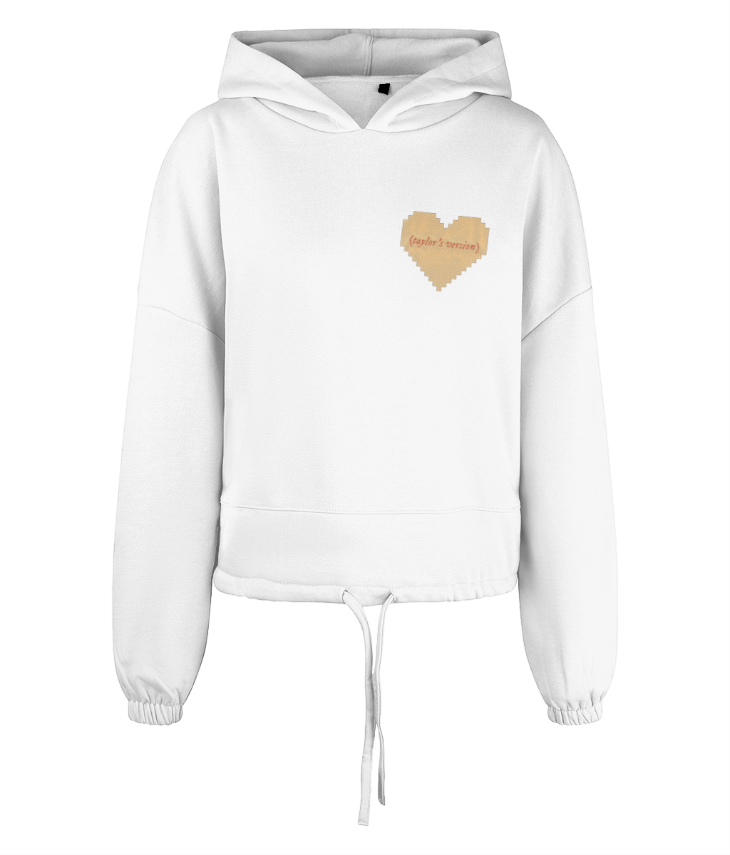 "Pop-Tart & Cinnamon Roll: Taylor's Version" - Women's TriDri® Cropped Oversized Hoodie