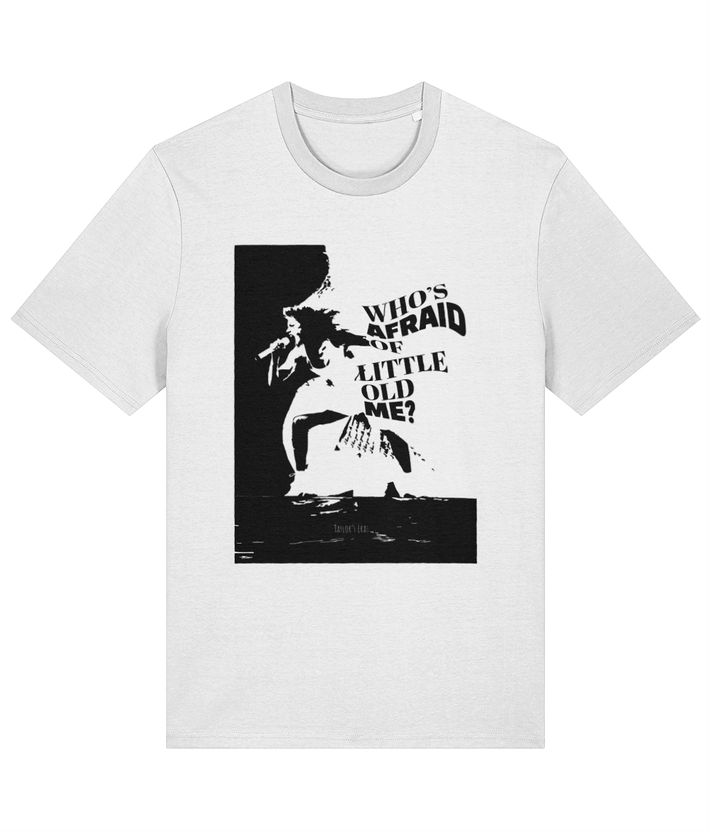 Taylor's Eras "Who's Afraid of Little Old Me" - Organic Tee